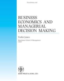 Ebook Business economics and managerial decision making: Part 1