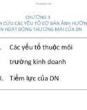 Bài giảng Marketing thương mại: Chương 3