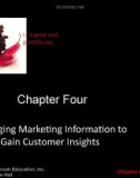 Lecture Principles of Marketing - Chapter 4: Managing Marketing information to gain customer insights