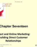 Lecture Principles of Marketing - Chapter 17: Direct and online marketing