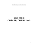 Giáo trình Quản trị chiến lược: Phần 1 - PGS.TS Nguyễn Hoàng Long, PGS.TS Nguyễn Hoàng Việt (Đồng chủ biên)