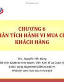 Bài giảng Quản trị marketing: Chương 6 - ThS. Nguyễn Tiến Dũng