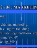 Giáo trình Marketing căn bản cho người mới học