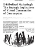 E-Tribalized Marketing?: The Strategic Implications of Virtual Communities of Consumption