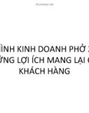 MÔ HÌNH KINH DOANH PHỞ 24 VÀ NHỮNG LỢI ÍCH MANG LẠI CHO KHÁCH HÀNG