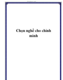 Chọn nghề cho chính mình