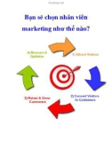 Bạn sẽ chọn nhân viên marketing như thế nào?