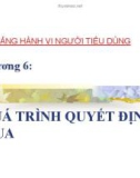 Bài giảng Hành vi người tiêu dùng: Chương 6