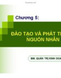 Bài giảng Quản trị nguồn nhân lực: Chương 5 - TS. Huỳnh Minh Triết