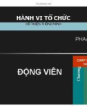 Bài giảng Hành vi tổ chức: Chương 6 - TS. Hồ Thiện Thông Minh