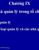 Bài giảng Quản trị học đại cương: Chương 9 - ThS. Trương Quang Vinh