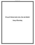 Bí quyết đoán trước nhu cầu của khách hàng tiềm năng