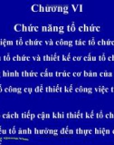 Bài giảng Quản trị học đại cương: Chương 6 - ThS. Trương Quang Vinh