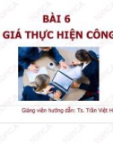 Bài giảng Quản trị nguồn nhân lực - Bài 6: Đánh giá thực hiện công việc