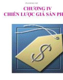 Bài giảng Marketing căn bản_Chương 4: Chiến lược giá sản phẩm