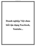 doanh nghiệp việt chưa biết tận dụng fac, youtube....