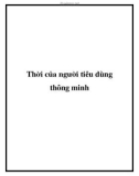 Thời của người tiêu dùng thông minh