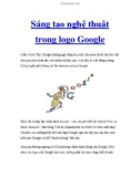 Sáng tạo nghệ thuật trong logo Google