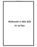 McDonald và điều thần kỳ tại Nga