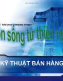 Bài thảo luận về kỹ thuật bán hàng