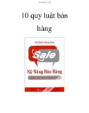 Mười quy luật bán hàng