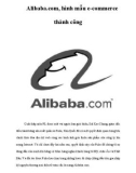 Alibaba.com, hình mẫu e-commerce thành công