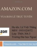 Mô hình thương mại điện tử của Amazon.com