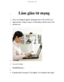 Làm giàu từ mạng