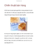 Chiến thuật bán hàng