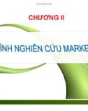 Bài giảng nghiên cứu marketing: Chương 2. Mô hình nghiên cứu marketing - GV. Dư Thị Chung