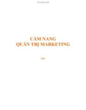 Cẩm nang quản trị Marketing - Tập 4