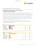 2012 Marketing Trends Survey: Email Marketing and Social Media are Top Beneficiaries of Healthy 2012 Marketing Budgets