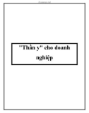 'Thần y' cho doanh nghiệp