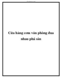 Cửa hàng cơm văn phòng đua nhau phá sản