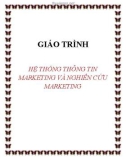 Giáo trình Hệ thống thông tin Marketing và nghiên cứu Marketing