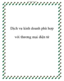 Dịch vụ kinh doanh phù hợp với thương mại điện tử