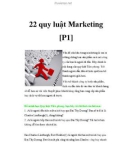 22 quy luật Marketing [P1]