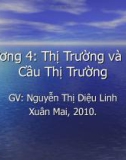 Thị trường và nhu cầu thị trường