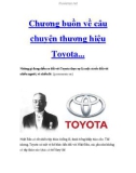 Chương buồn về câu chuyện thương hiệu Toyota..