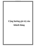 Cộng hưởng giá trị của khách hàng