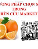 Bài giảng Nghiên cứu marketing: Chương 3 - ThS. Dư Thị Chung