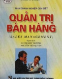 Chuyên đề Quản trị bán hàng (Sales management): Phần 1