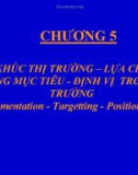 Chương 5 : Phân khúc thị trường, lựa chọn thị trường mục tiêu, định vị thị trường