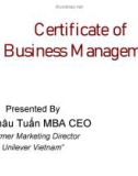 Tài liệu MBA - Quản trị kinh doanh