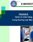 Chương 5 - Quản trị chào hàng trong thương mại điện tử