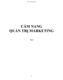 Cẩm nang quản trị Marketing (Tập 2)