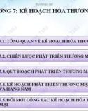 Bài giảng điện tử học phần Quản lý nhà nước về thương mại: Chương 7 – ĐH Thương Mại