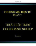 Bài giảng Thương mại điện tử: Phần 5 - Thái Thanh Sơn