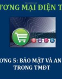 Bài giảng Thương mại điện tử: Chương 5 - ThS. Thái Kim Phụng