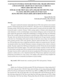 Mối quan hệ nhân quả giữa FDI, độ mở thương mại và tăng trưởng kinh tế ở Việt Nam bằng phương pháp ARDL kiểm định đường bao